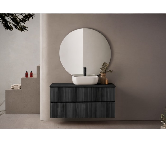 Conjunto mueble de baño con lavabo sobre encimera Sanchis Etna Principal 3