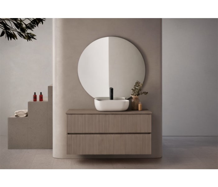 Conjunto mueble de baño con lavabo sobre encimera Sanchis Etna Principal 4