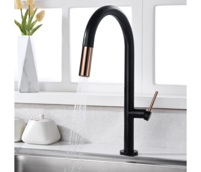 Grifo de cocina de Imex monomando cromo 43.5x25.5cm Samoa