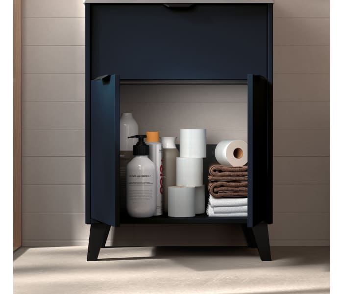 Mueble de Baño MIDI 50 1 cajón y 1 puerta con lavabo sobre