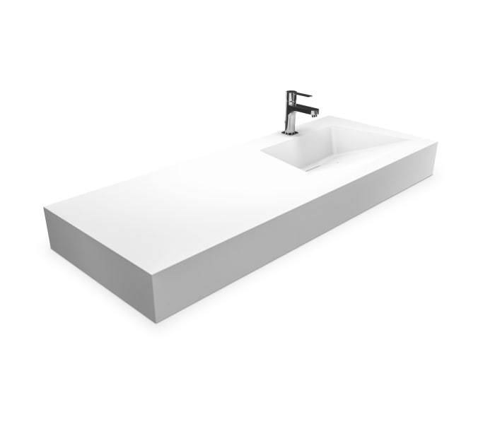 Lavabo de baño suspendido Torvisco Cut Plus F12 Principal 2