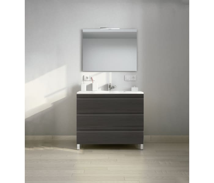 Mueble Baño A Suelo 70 Cm 3 Cajones Natalia