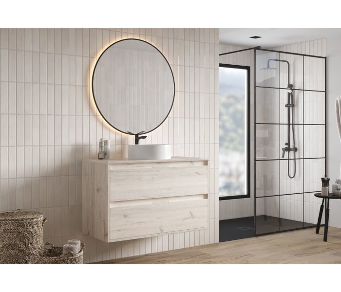 Mueble de baño con encimera Melamina Bruntec Artemisa Principal 4
