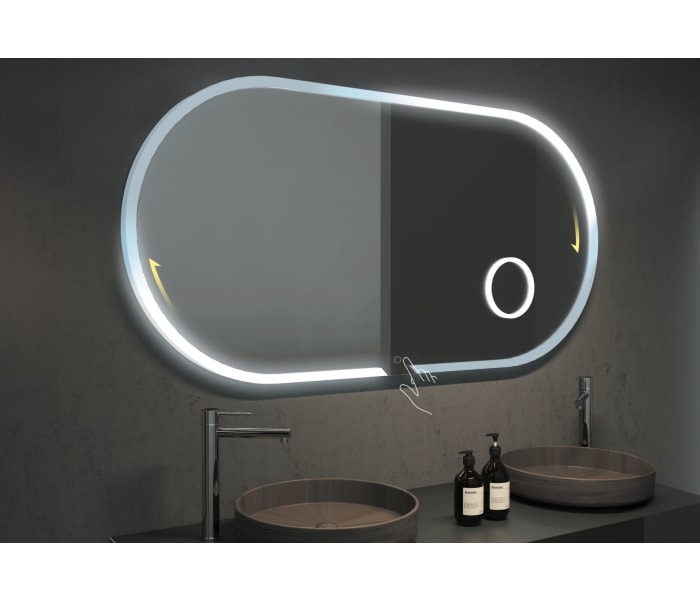 Espejo de baño con luz LED Ledimex Indiana Detalle 1