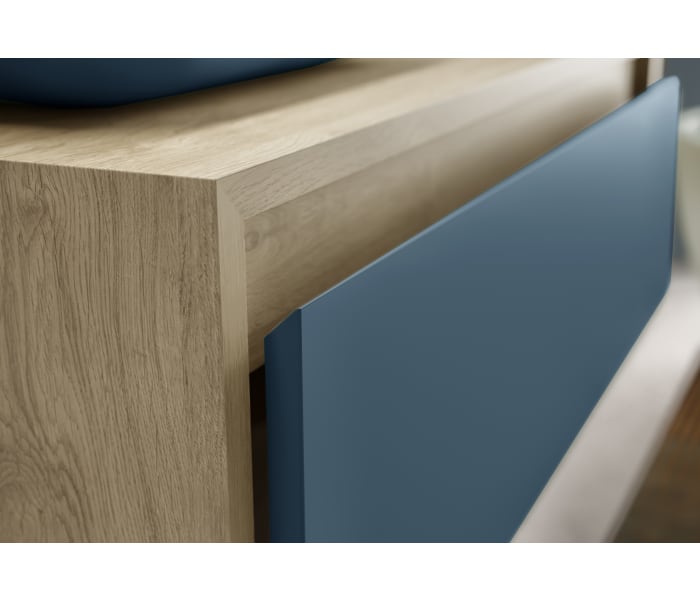 Mueble de baño Coycama lambda con encimera de madera Detalle 18