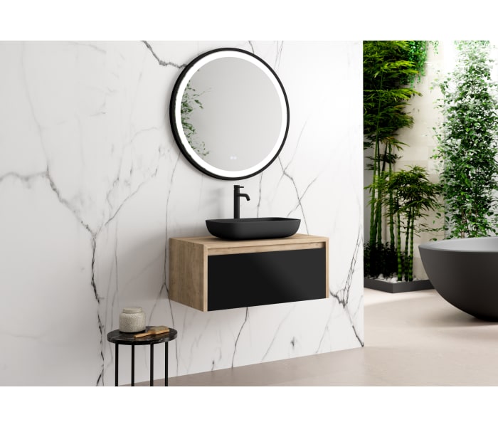 Mueble de baño Coycama lambda con encimera de madera Principal 2