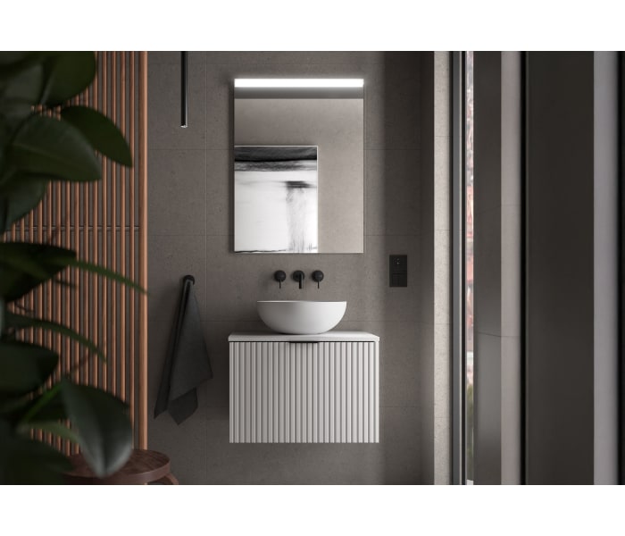 Mueble de baño con encimera de madera Salgar Biba Principal 1