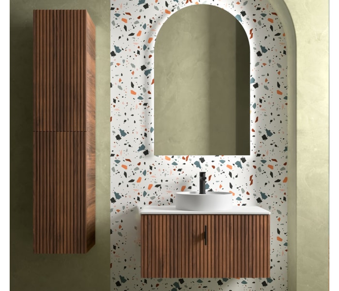 Mueble de baño con encimera de madera Salgar Biba Principal 0