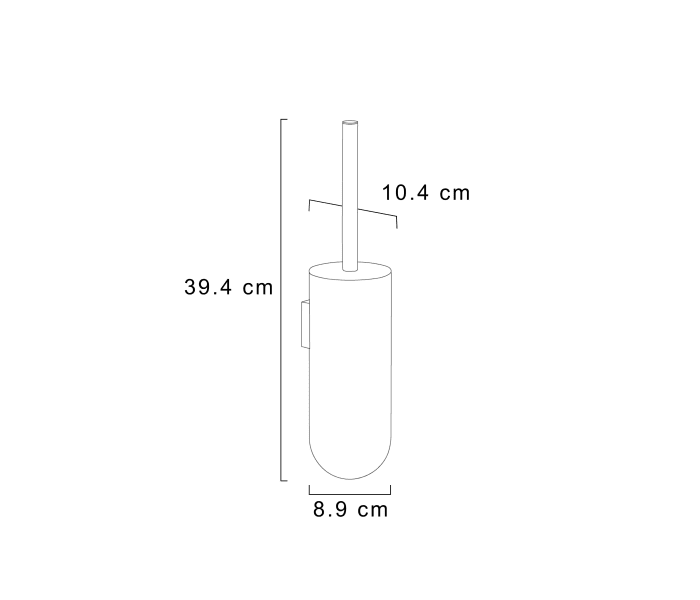Escobillero de baño de Cosmic Geyser Croquis 14