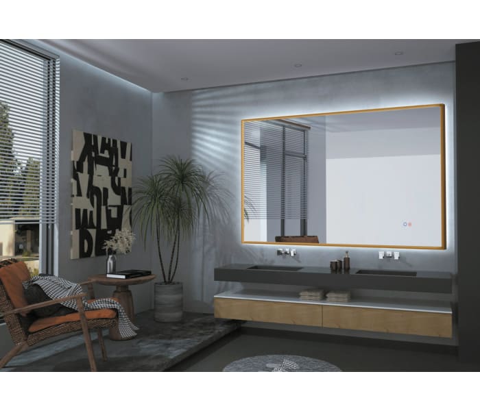 Espejo de baño con luz LED Ledimex California Ambiente 1