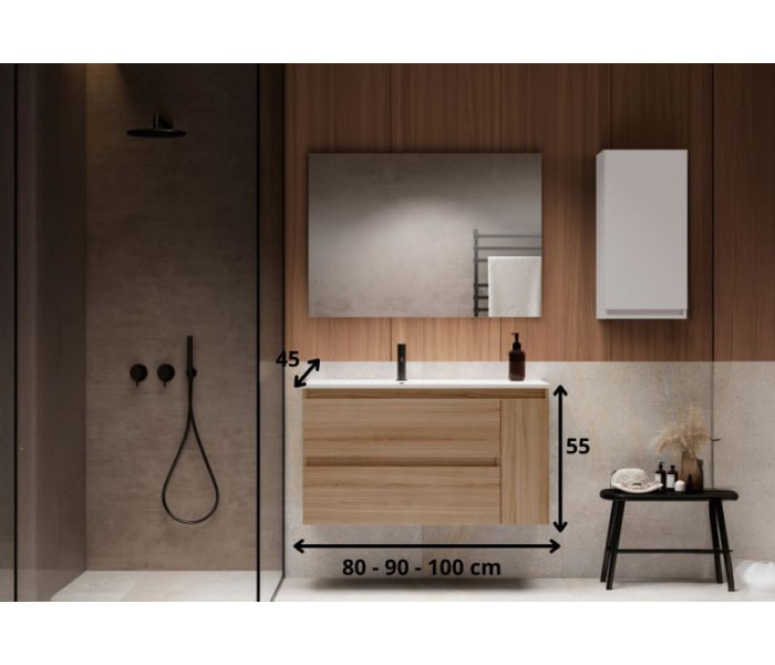 Mueble de baño Viso Box Croquis 13