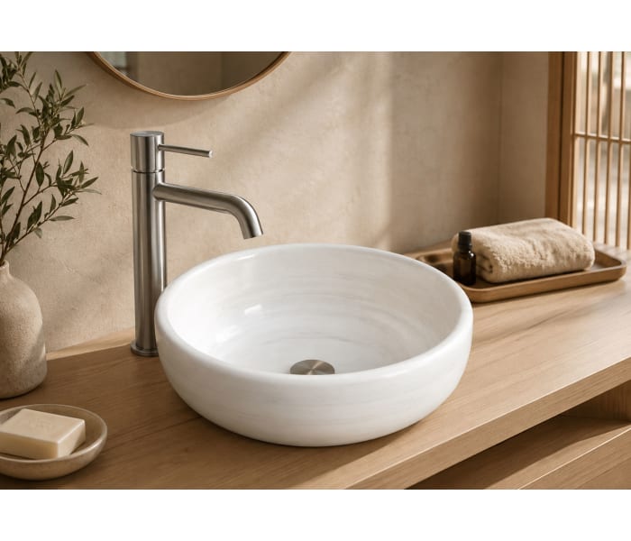 Lavabo de mármol natural Bruntec Paris Principal 0