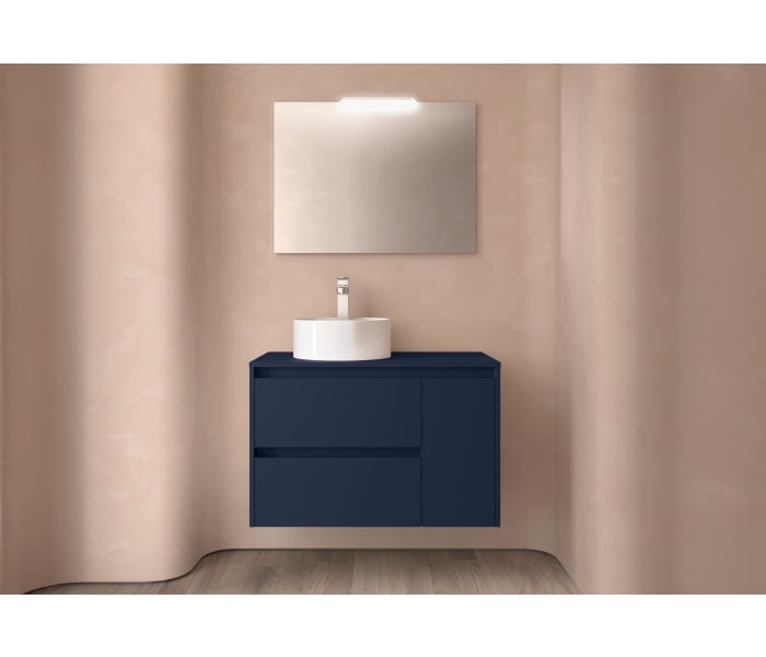 Mueble de baño con encimera de madera Salgar Noja Principal 2