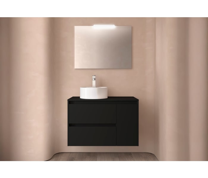 Mueble de baño con encimera de madera Salgar Noja Principal 1