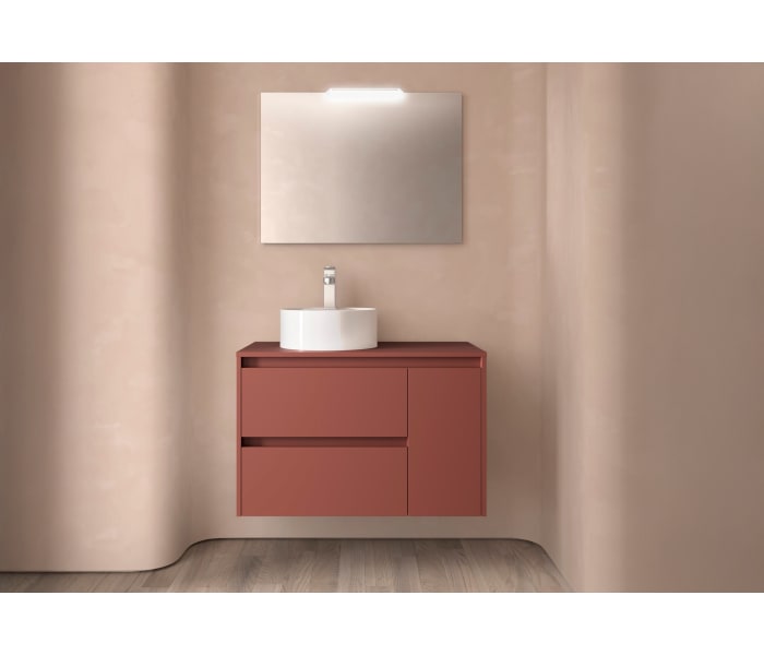 Mueble de baño con encimera de madera Salgar Noja Principal 5