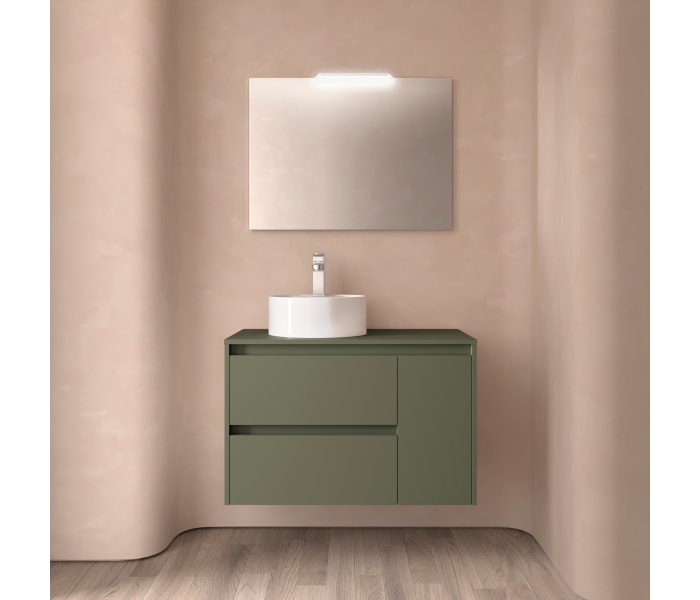 Mueble de baño con encimera de madera Salgar Noja Principal 3