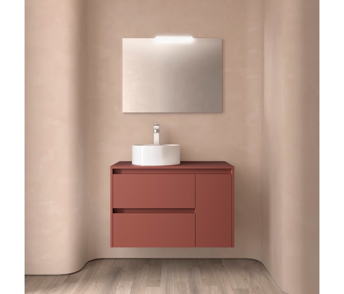 Mueble de baño con encimera de madera Salgar Noja Principal 5