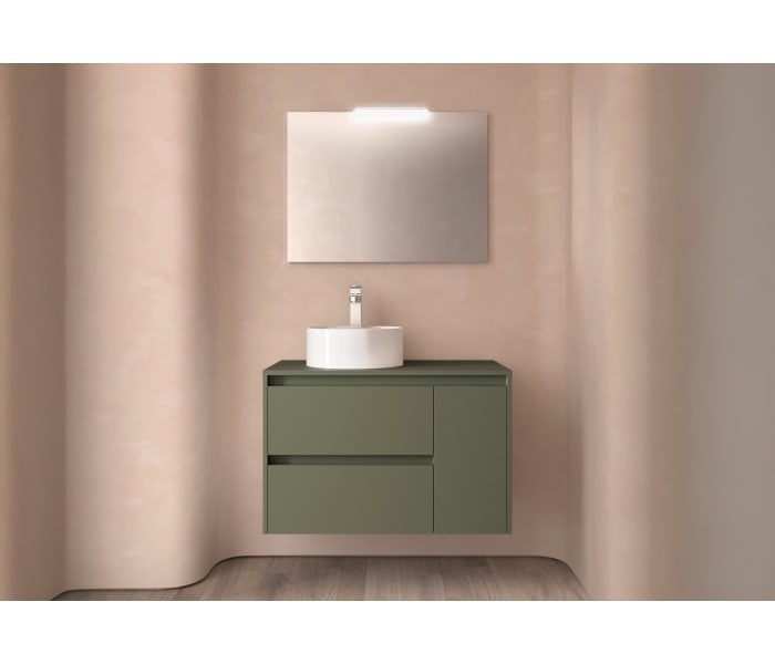 Mueble de baño con encimera de madera Salgar Noja Principal 3