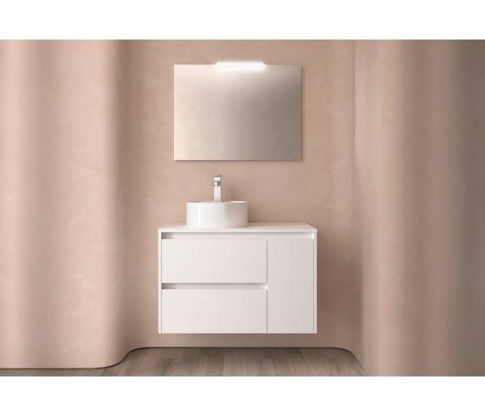 Mueble de baño con encimera de madera Salgar Noja Principal 8