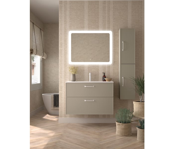 Conjunto mueble de baño Avila Dos Blanca Principal 3