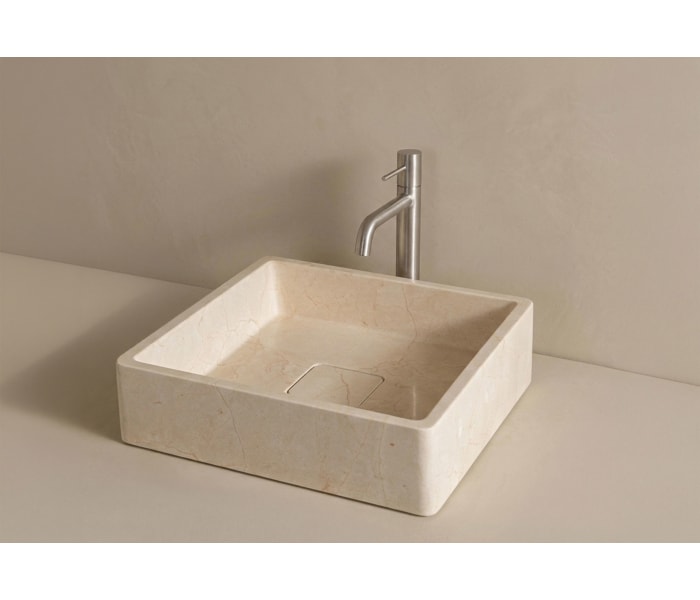 Lavabo de mármol natural Bruntec Nilo Detalle 2
