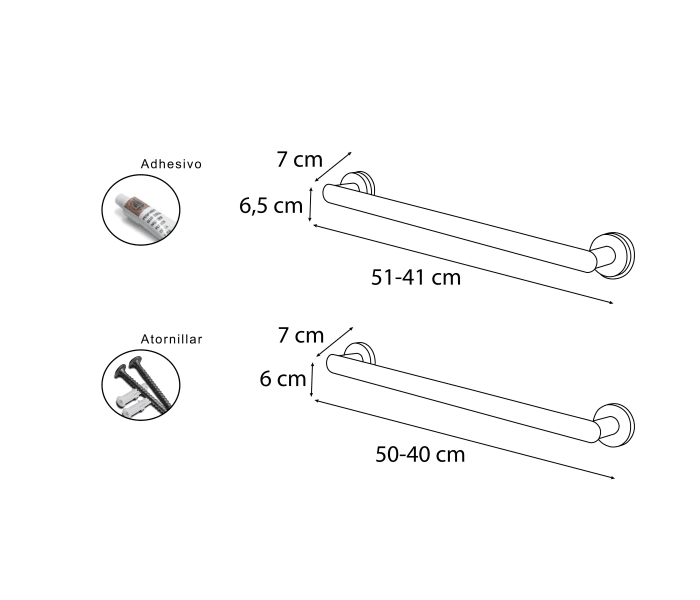 Toallero de baño Mediterranea de baño Bali Croquis 1