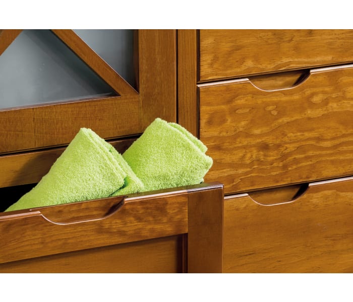 Conjunto mueble de baño rústico Bruntec Kai Detalle 2