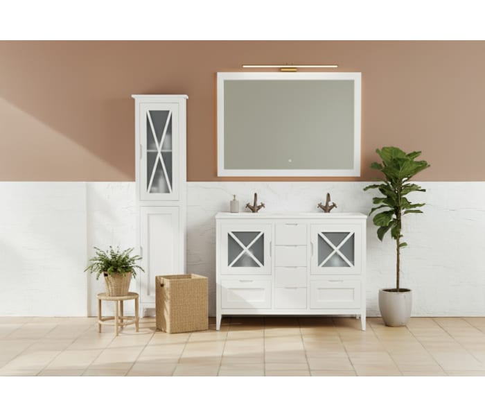 Conjunto mueble de baño rústico Bruntec Kai Principal 1