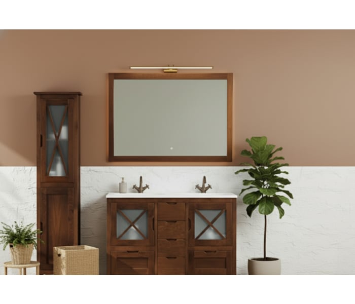 Conjunto mueble de baño rústico Bruntec Kai Principal 2