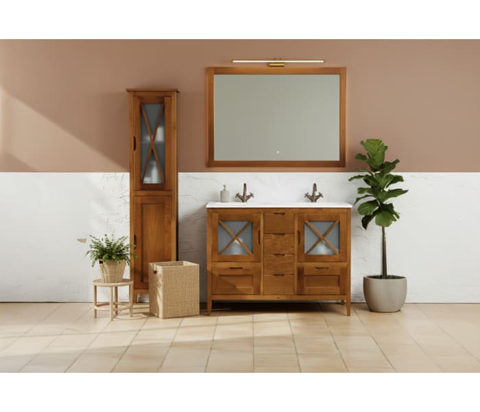 Conjunto mueble de baño rústico Bruntec Kai Principal 0
