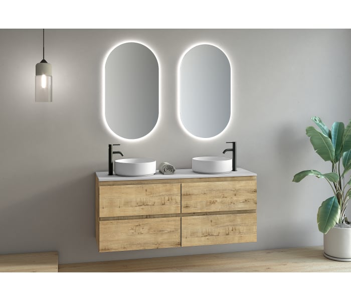 Mueble de baño con encimera de madera Bruntec Roma Principal 5