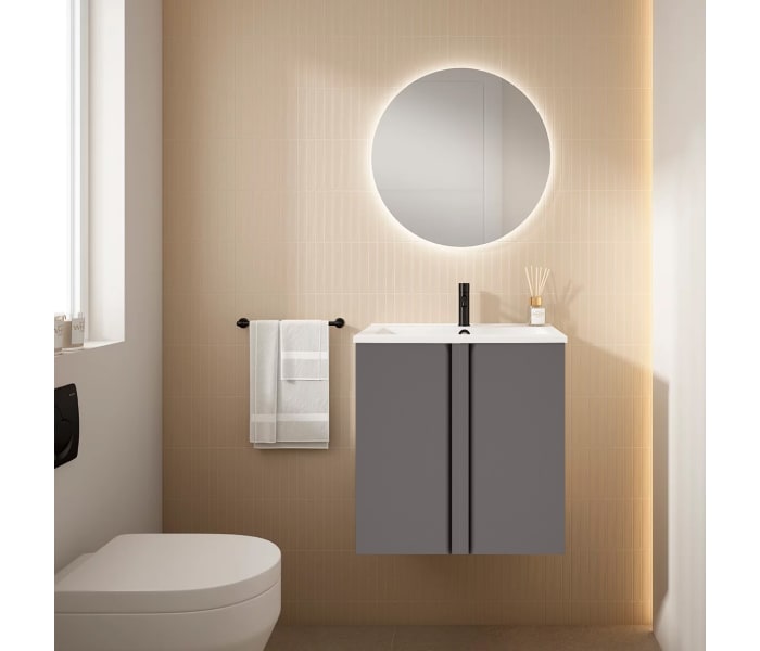 Conjunto mueble de baño fondo reducido 40 cm Visobath Lagos Principal 2