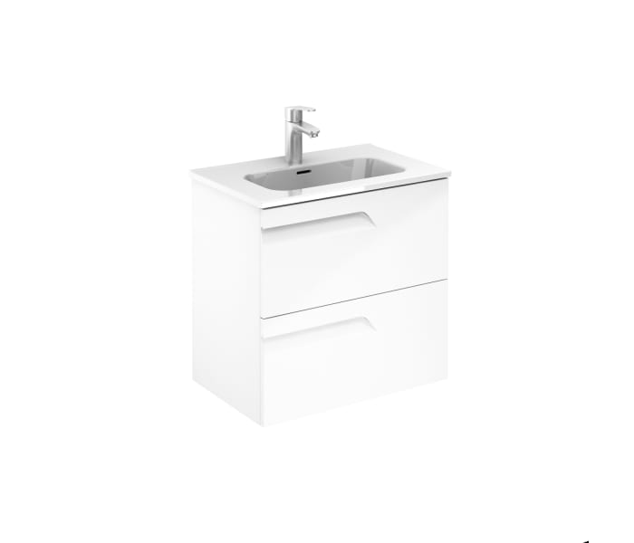 Conjunto mueble de baño fondo reducido 39 cm Royo Vitale 3d 10