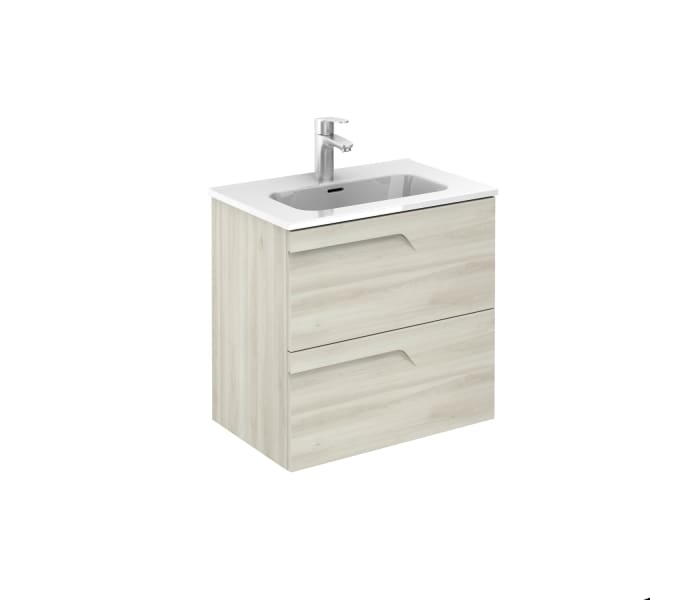 Conjunto mueble de baño fondo reducido 39 cm Royo Vitale 3d 11