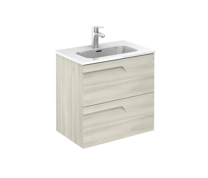 Conjunto mueble de baño fondo reducido 39 cm Royo Vitale 3d 15