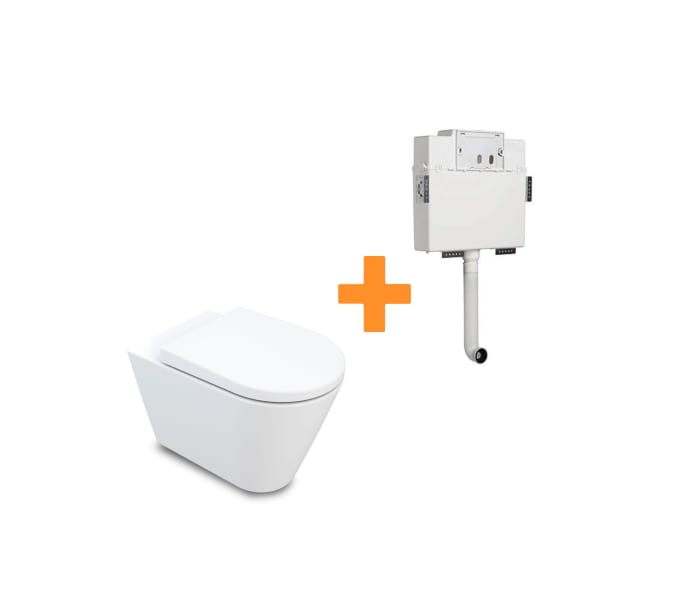 Pack inodoro + cisterna empotrada Unisan Sanindusa Urb.y Plus Principal 0