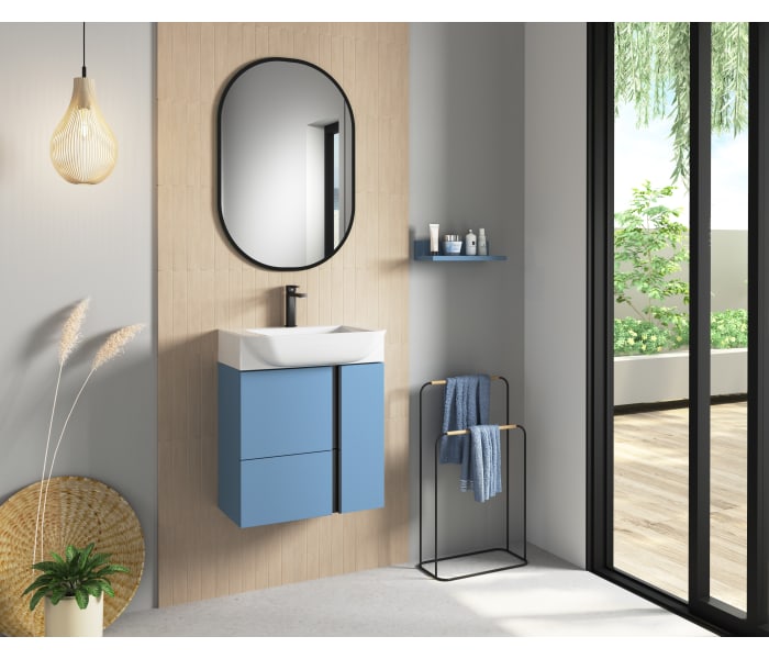 Conjunto mueble de baño fondo reducido 28 cm Coycama Versa Principal 1