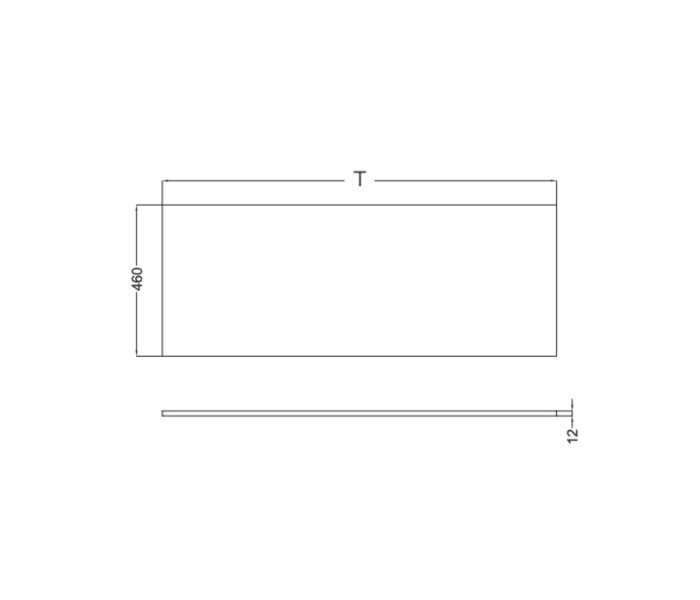 Tapa para mueble Coycama Ambar Croquis 2