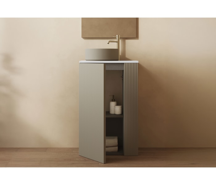 Mueble de baño con encimera solid surface Royo Bassi Detalle 18