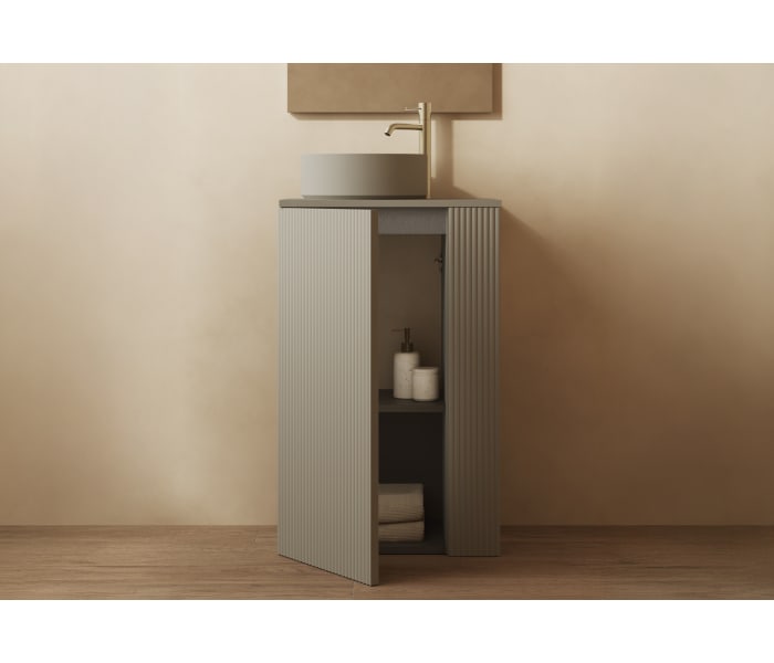 Mueble de baño con encimera solid surface Royo Bassi Detalle 17