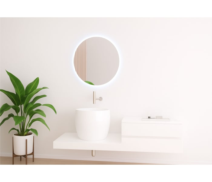 Espejo de baño con luz LED Bruntec Clara Principal 0