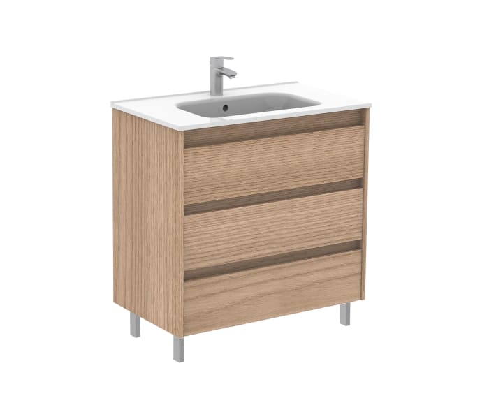 MUEBLE SANSA SUSPENDIDO LAVABO SOBRE ENCIMERA F46 ROYO