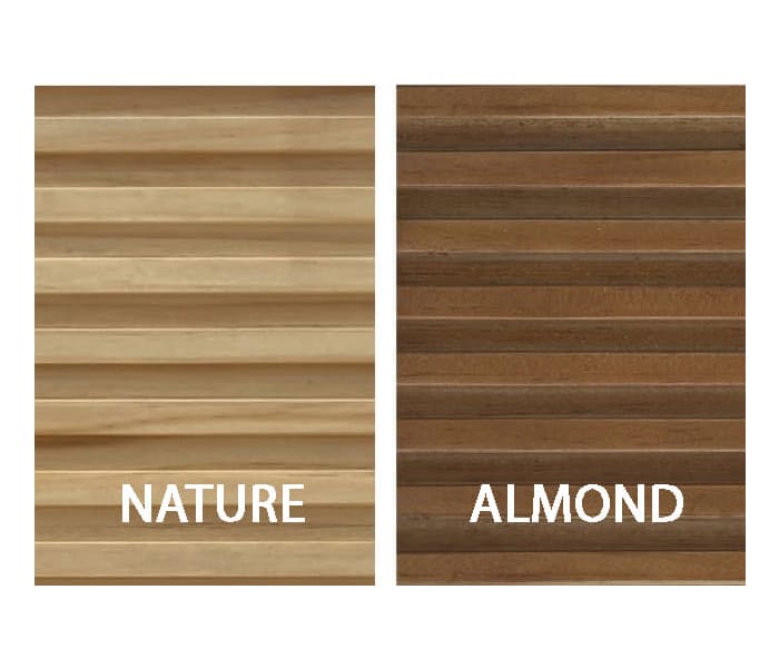 Conjunto de mueble de baño madera maciza palilleria Horizontal Bruntec Alpes 7 Detalle 2