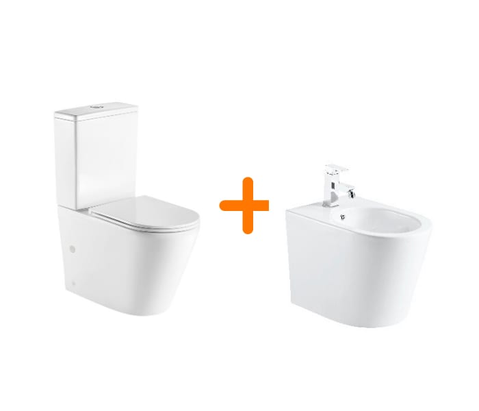 Pack inodoro + cisterna + bidé Bruntec Lisboa Principal 2