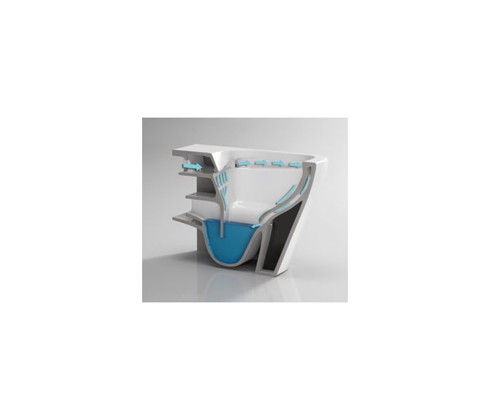 Pack inodoro + cisterna + bidé Bruntec Lisboa Detalle 8
