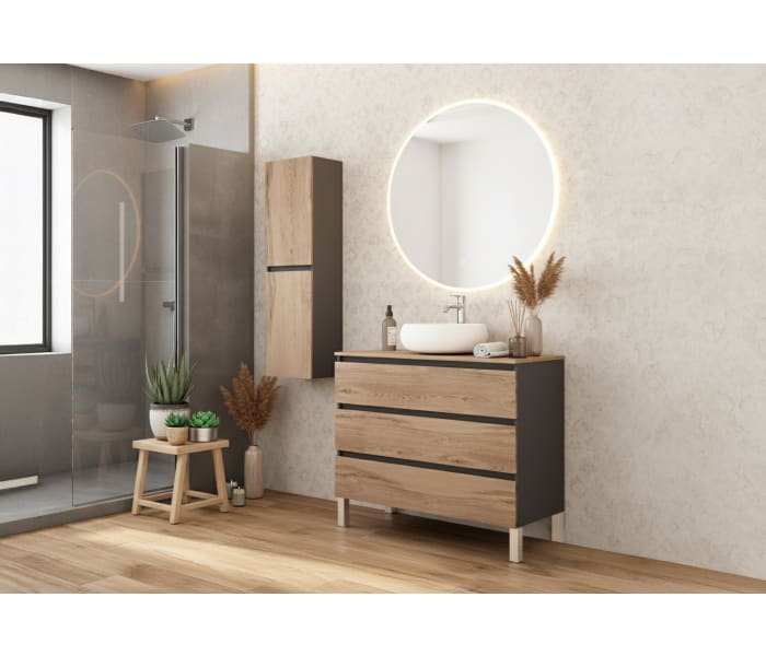 Mueble de baño con encimera de madera Campoaras Kloe Principal 0