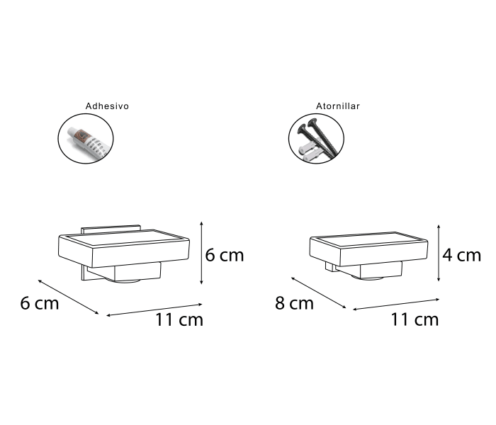 Jabonera de baño de Mediterránea de Baño Aries/Leo Croquis 4