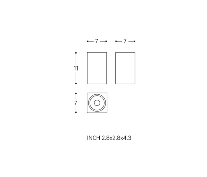 Portacepillos de baño Cosmic Metric Croquis 2
