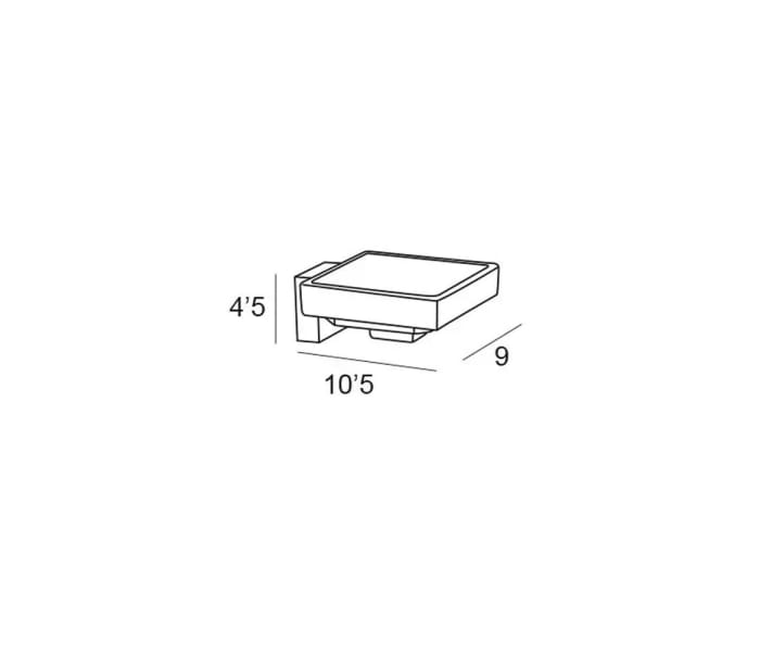 JABONERA PARED INOX METRIC