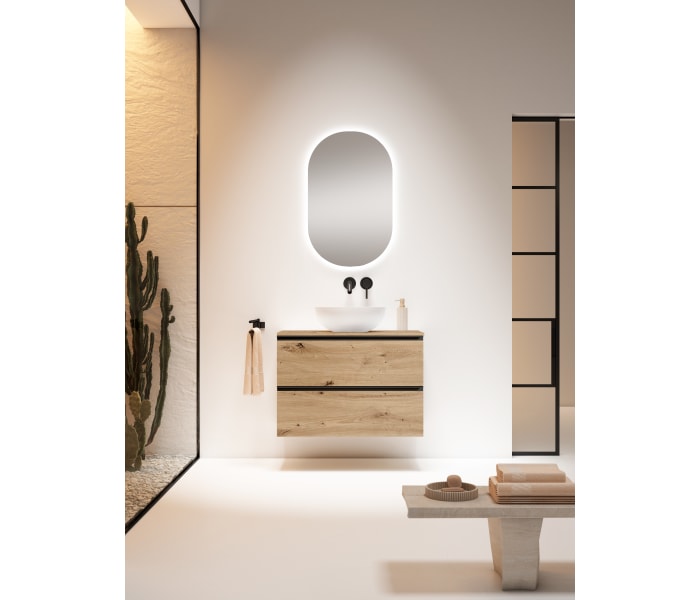Mueble de baño con encimera de MDF Hidrófuga de madera Visobath Granada Principal 0